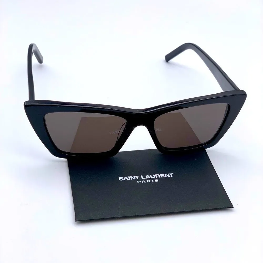 Yves Saint Laurent Black Cat-Eye Sunglasses - Picture 3 of 12